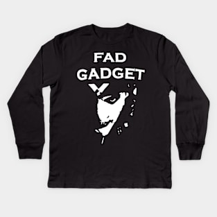 FAD GADGET BAND Kids Long Sleeve T-Shirt